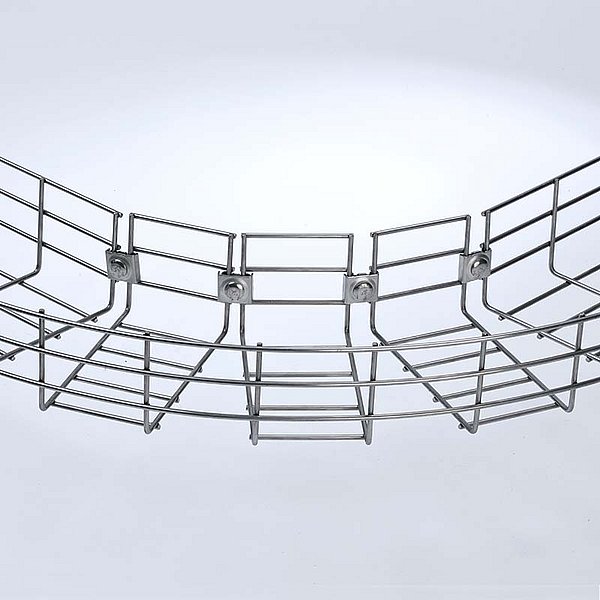 PFLITSCH Wire-try Trunking curve with coupling plate